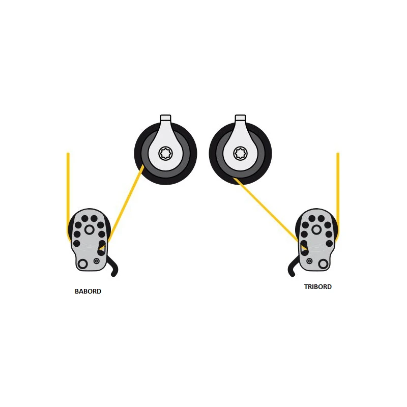 ANTAL Poulie Plat Pont 100 Avec Bloqueur – Image 4