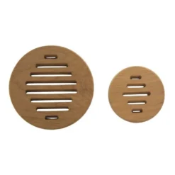 ARC Grille D'aération Teck Ronde