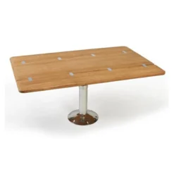 ARC Plateau De Table Teck Repliable 125 X 80 Cm