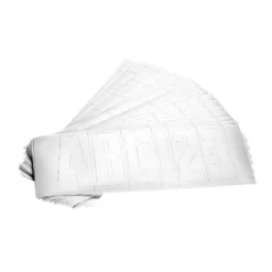 ATTWOOD Kit Lettres Immatriculation Blanc