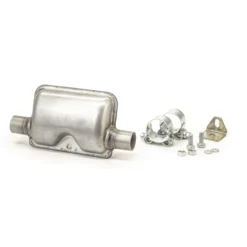 AUTOTERM Silencieux D'échappement Rectangle Ø 24 Mm