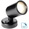 BATSYSTEM Spot LED Articulé Noir