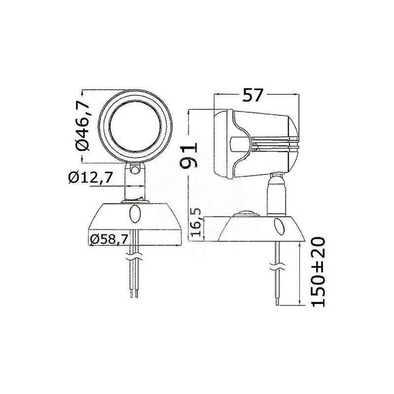 OSCULATI Spot Orientable LED – Image 3