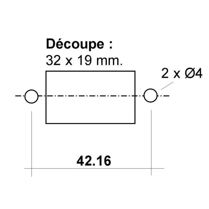 BLUE SEA Disjoncteur A-Series Flatroc Bipolaire – Image 2