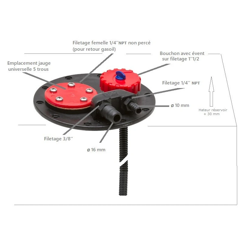 CAN-SB Réservoir Tous Carburants 33 à 140 L – Image 2