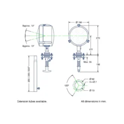 DHR Projecteur LED DHR180CB