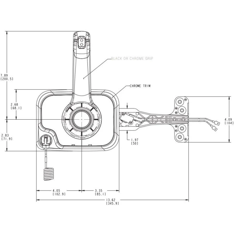DOMETIC Xtreme Series Montage Latéral Chrome – Image 3
