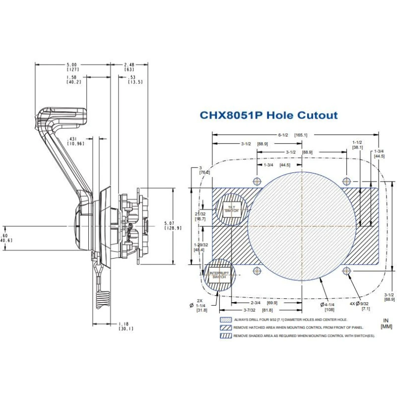 DOMETIC Xtreme Series Montage Latéral Chrome – Image 4