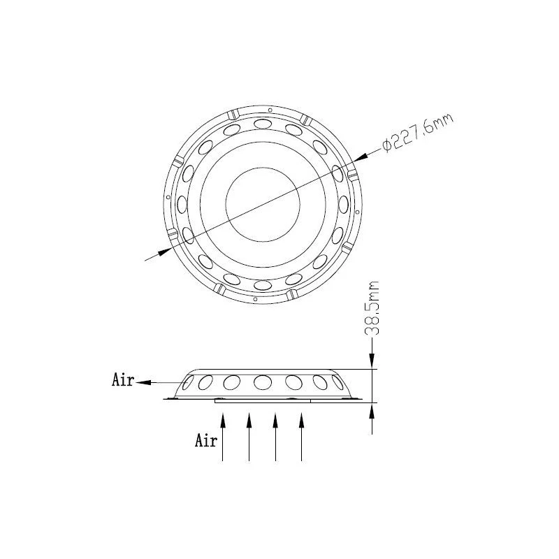 OSCULATI Aérateur Tannoy – Image 2