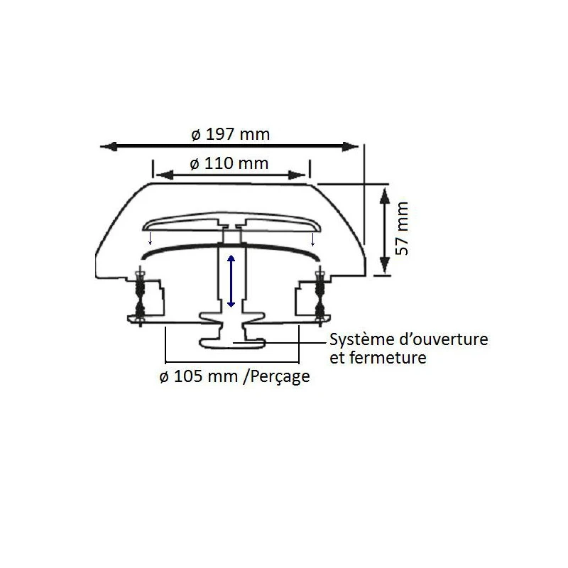 PLASTIMO TMC Aérateur Passif Plastique – Image 3