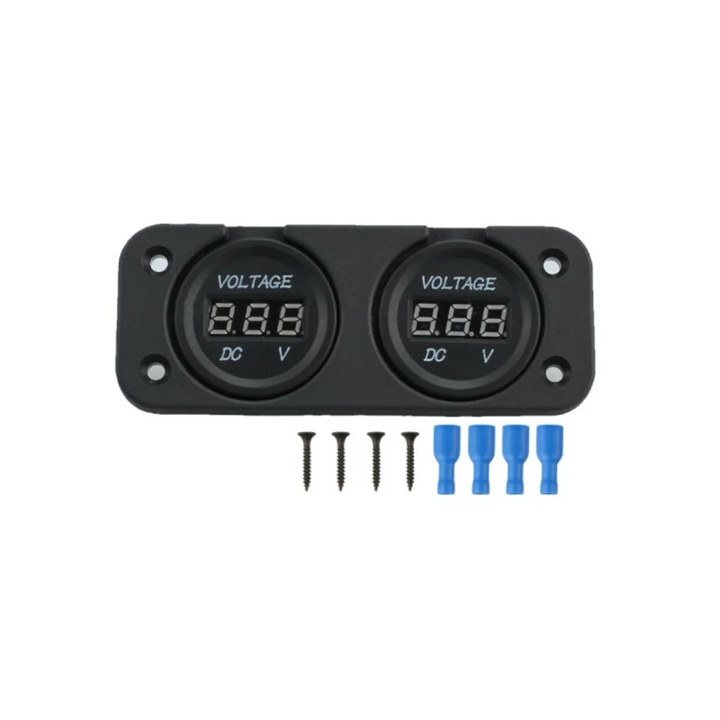 EM Bloc 2 Voltmètres Affichages LCD – Image 2