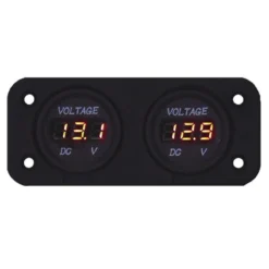 EM Bloc 2 Voltmètres Affichages LCD