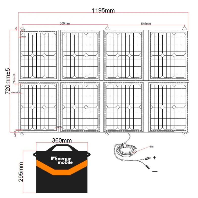 EM Kit Solaire Pliable 250W - VICTRON Bluetsolar MPPT 100/20 – Image 7