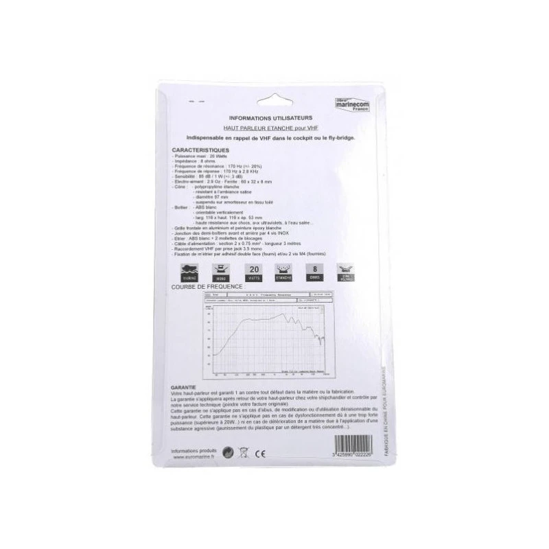 EUROMARINE Haut-parleur 20 W VHF – Image 3