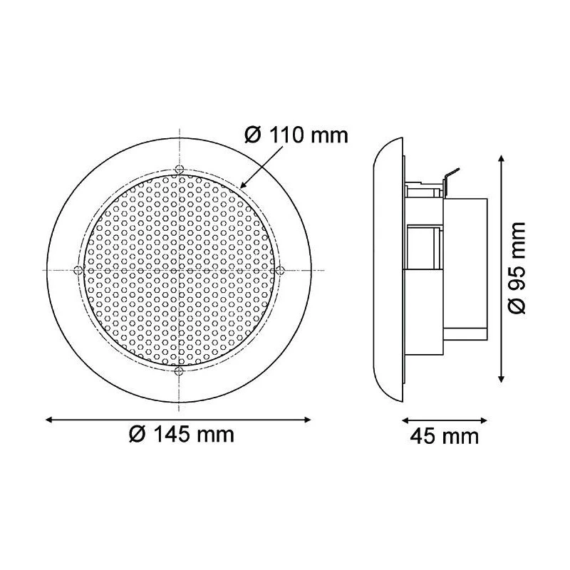 EUROMARINE Haut-parleurs 60 W étanche – Image 2