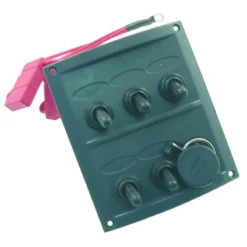 EUROMARINE Tableau électrique 12V 5 Interrupteurs