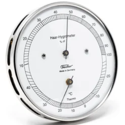 FISCHER Hygromètre à Cheveux + Thermo 103 Mm Inox