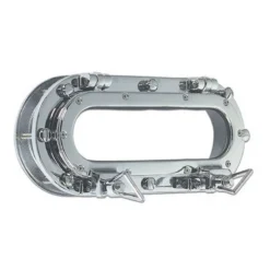 FS Hublot Ovale Laiton Chromé