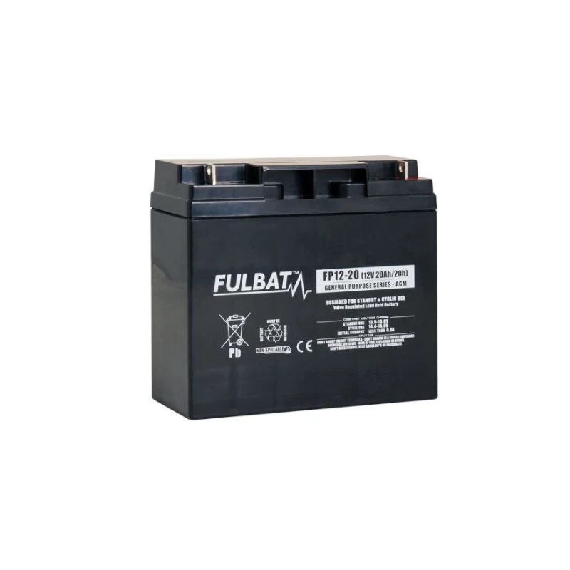 FULBAT Batterie AGM Plomb Carbone 20Ah
