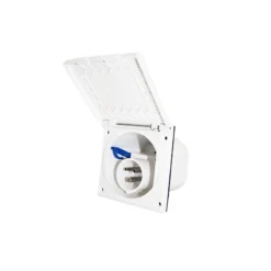 HABA Socle Mâle P17 à Encastrer Blanc