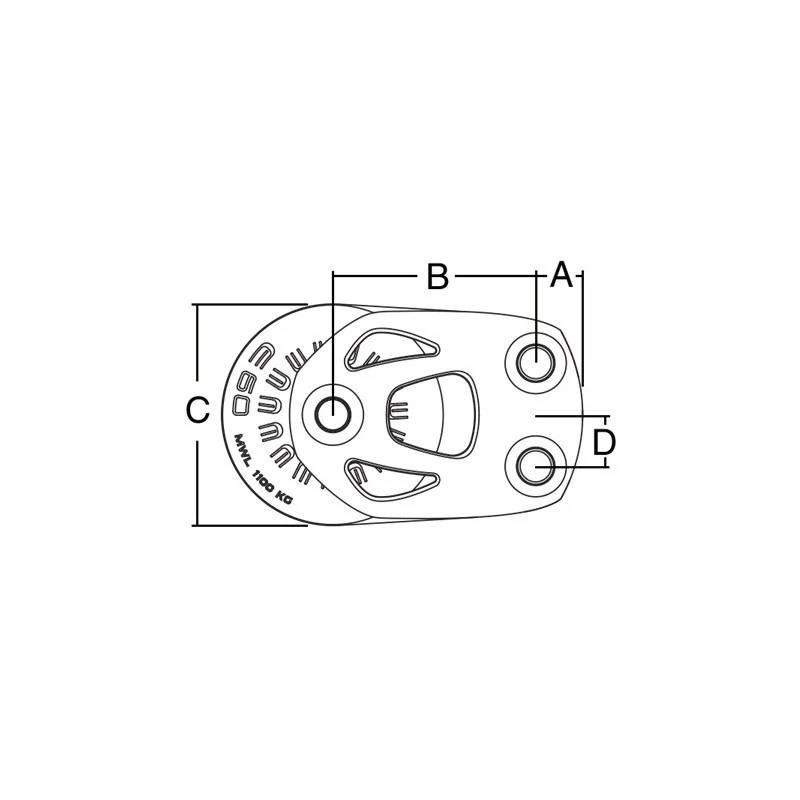 HARKEN Big Boat Element Plat Pont Simple – Image 2