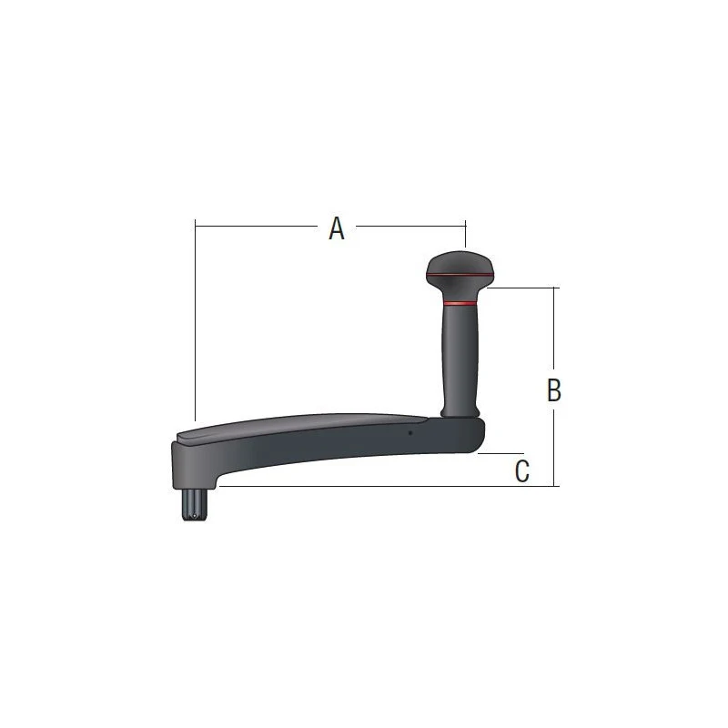 HARKEN Manivelle 203 Mm Sans Blocage – Image 2