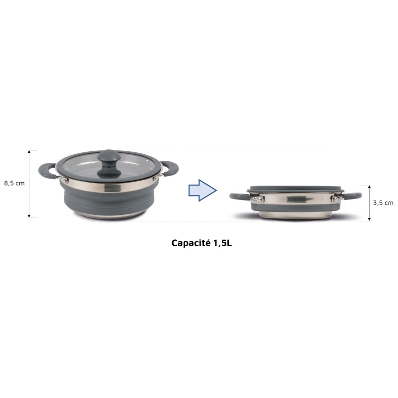 KAMPA Saucepans Faitout Pliable – Image 4