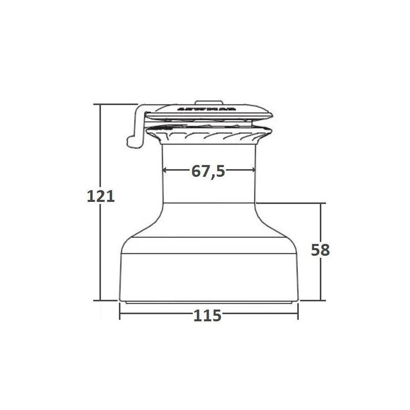 LEWMAR Winch Evo 15 ST – Image 2