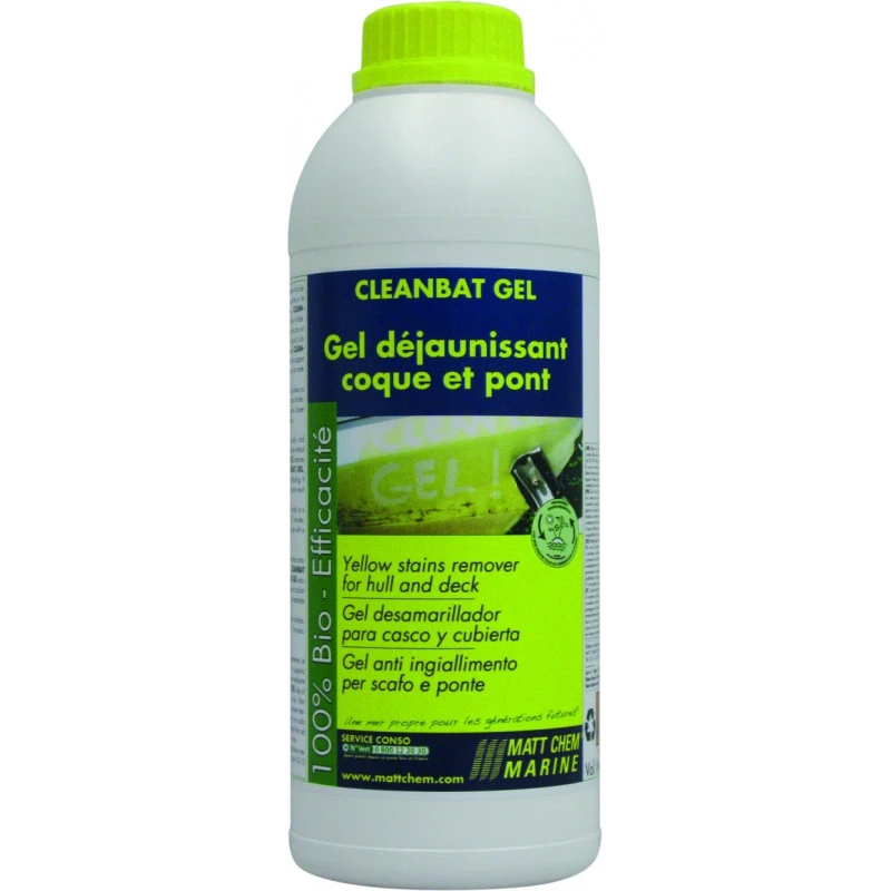 MATT CHEM Cleanbat Gel Déjaunissant Coque