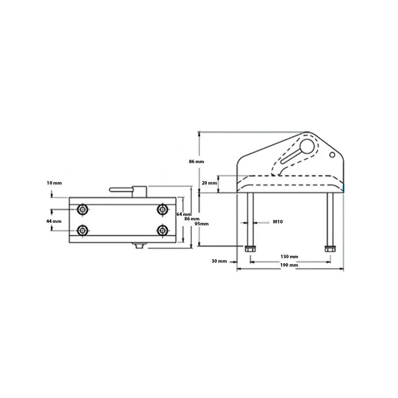 MAXWELL Bloqueur De Chaîne à Levier – Image 2