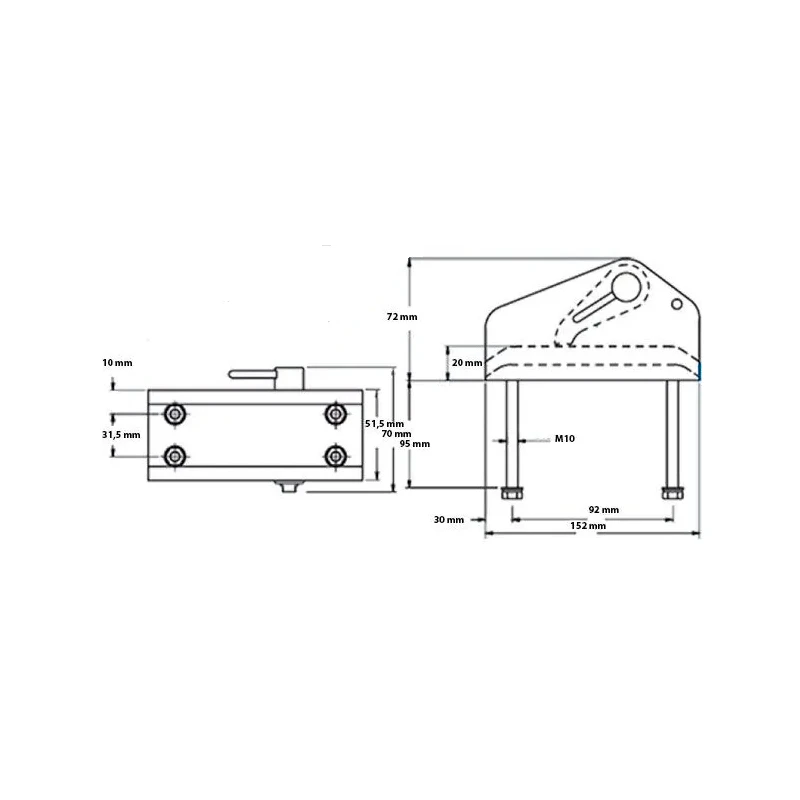 MAXWELL Bloqueur De Chaîne à Levier – Image 3