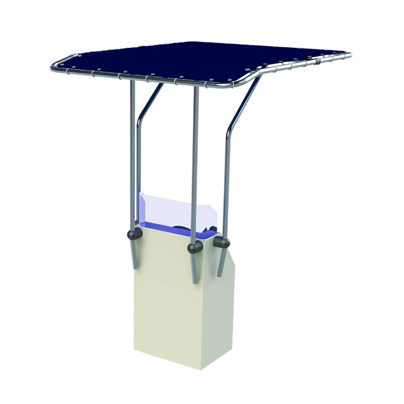 OCEANSOUTH T-Top Alu ø 32 Rétractable Pour Remorque