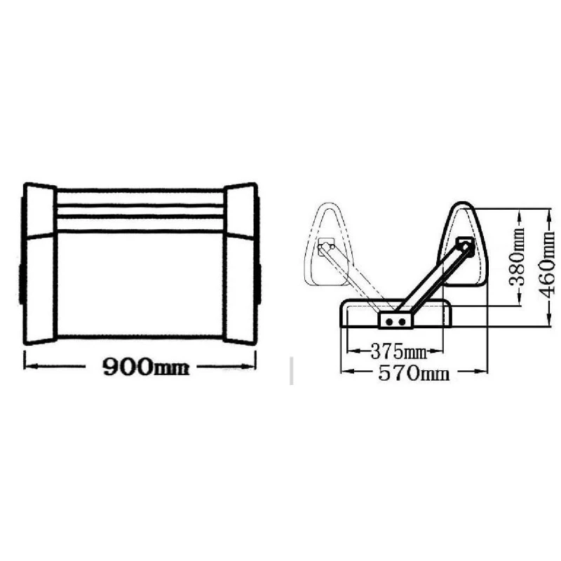 OSCULATI Banquette Réverso Double – Image 2