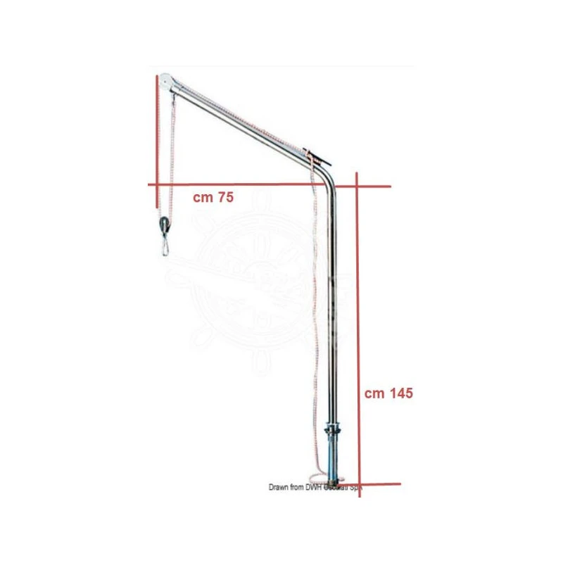 OSCULATI 2 Bossoirs Traversants 125 Kg – Image 3