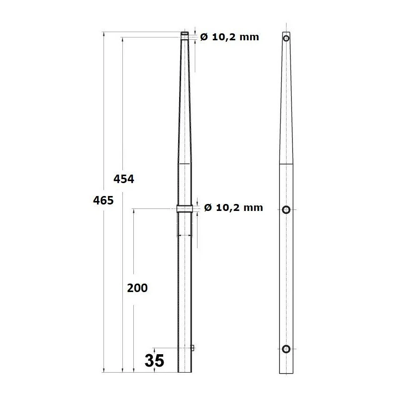 OSCULATI Chandelier 465 Tête Sphérique Inox – Image 2