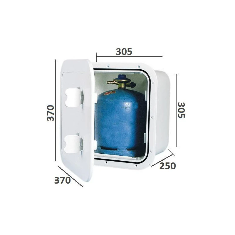OSCULATI Coffre à Gaz H 305 Mm – Image 3