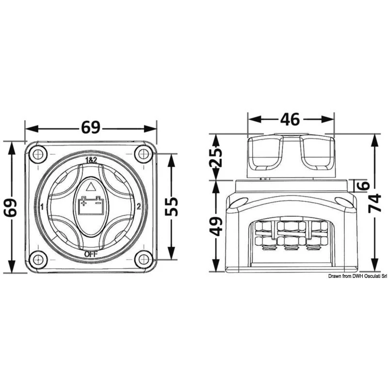 OSCULATI Commutateur De Batterie – Image 2