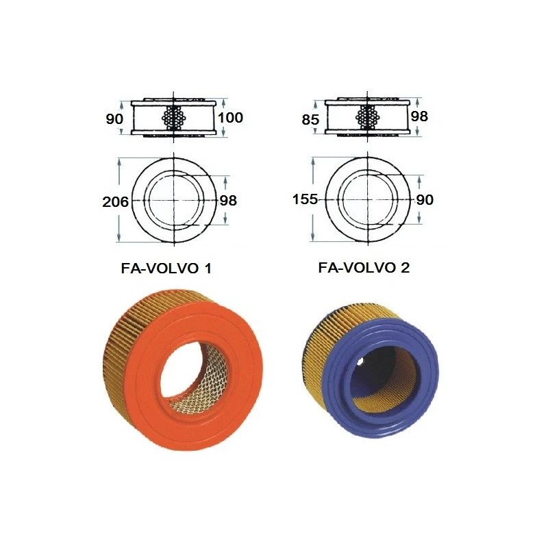 OSCULATI Filtre à Air VOLVO – Image 2