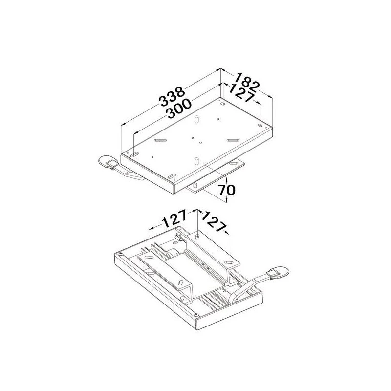 OSCULATI Platine Raccord Pour Siège – Image 2