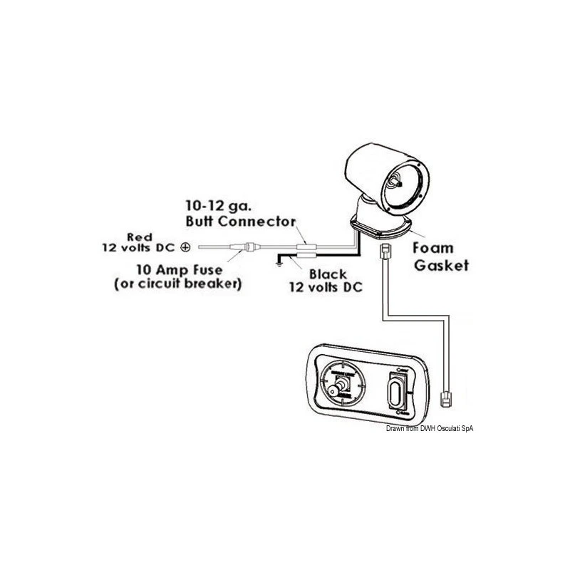 OSCULATI Projecteur Inox 100 W – Image 3