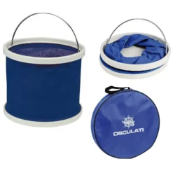 OSCULATI Seau Pliable Textile 9 L