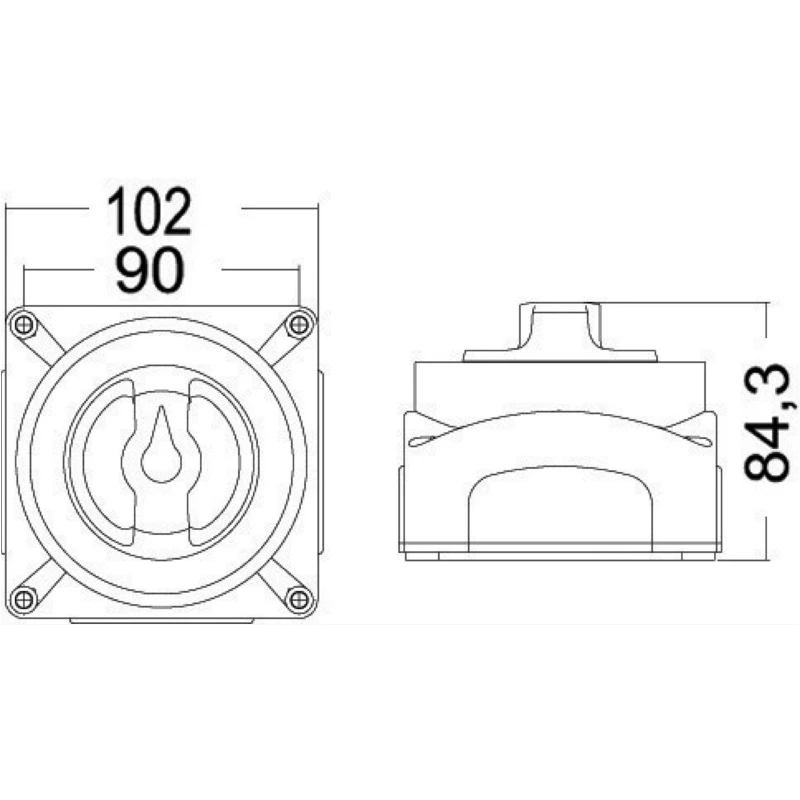 OSCULATI Selecta MKll Commutateur Batterie – Image 3