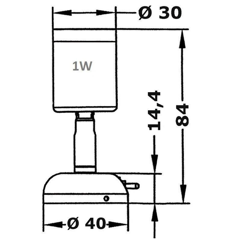 OSCULATI Spot Led Laiton HD – Image 2