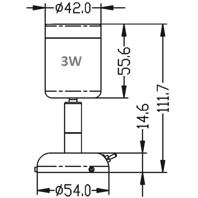 OSCULATI Spot Led Laiton HD – Image 3