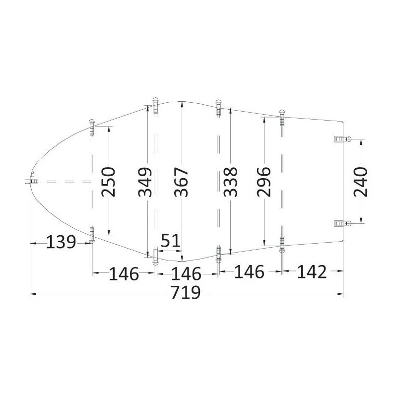 OSCULATI Taud Pour Bateau à Console – Image 6
