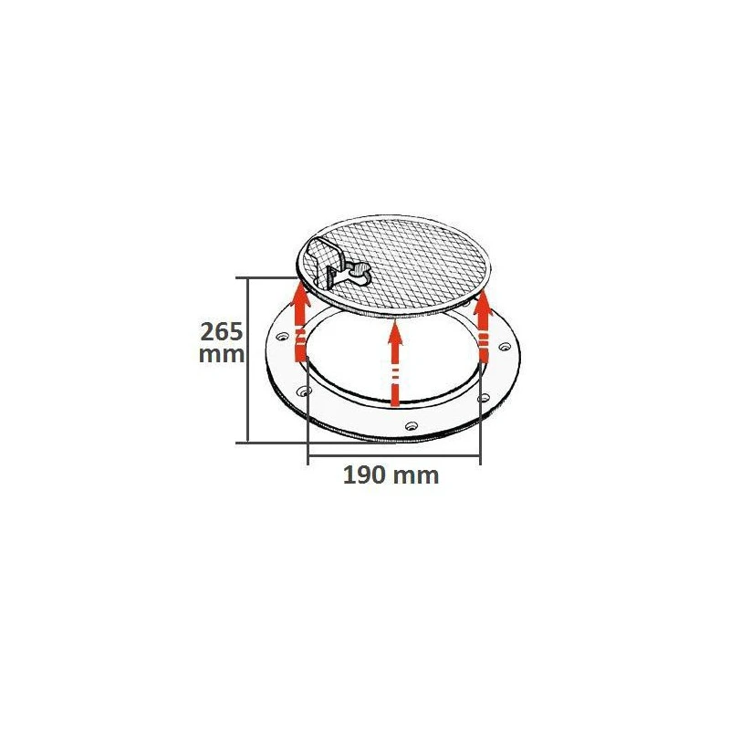 OSCULATI Trappe D'inspection Luran – Image 2