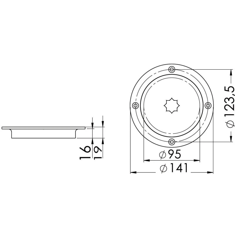 OSCULATI Trappe Ronde Inox – Image 5
