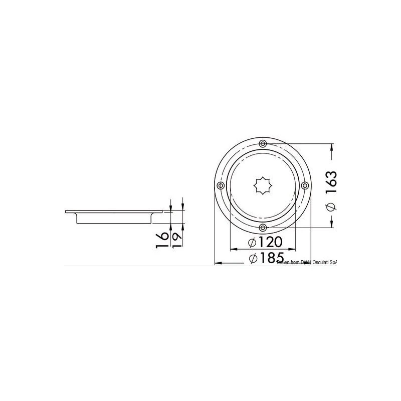 OSCULATI Trappe Ronde Inox – Image 6