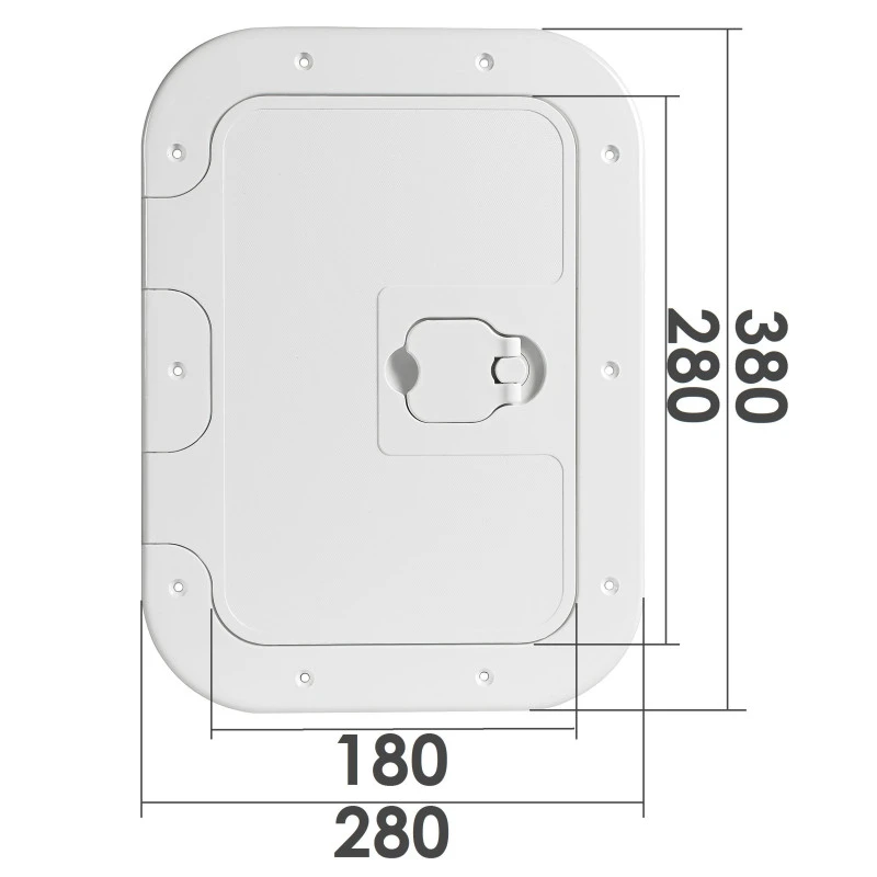 OSCULATI Trappe Splash-proof Grise – Image 2
