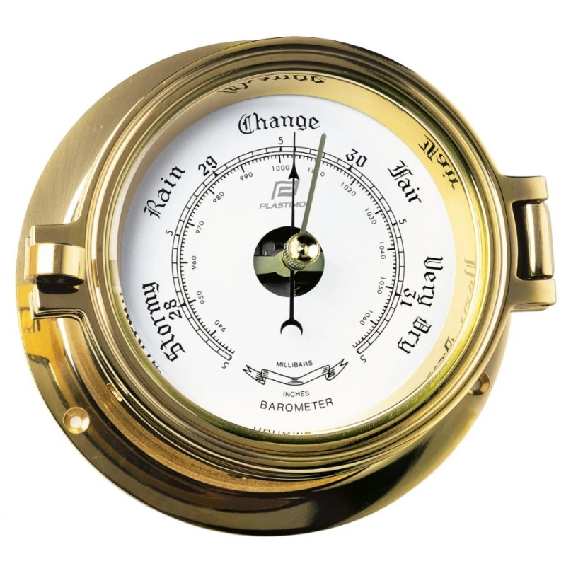 PLASTIMO Baromètre 4,5" | Laiton Massif